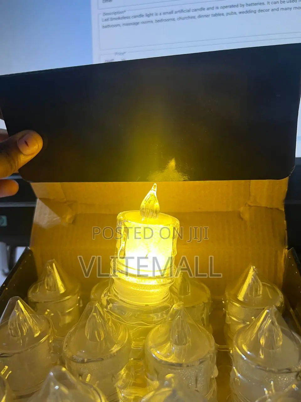 Flamesless Candle Light 4.6*7.5cm