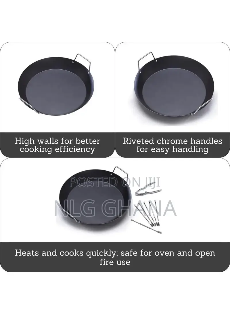 15" Round Carbon Steel Nonstick Pan. Ghx6246