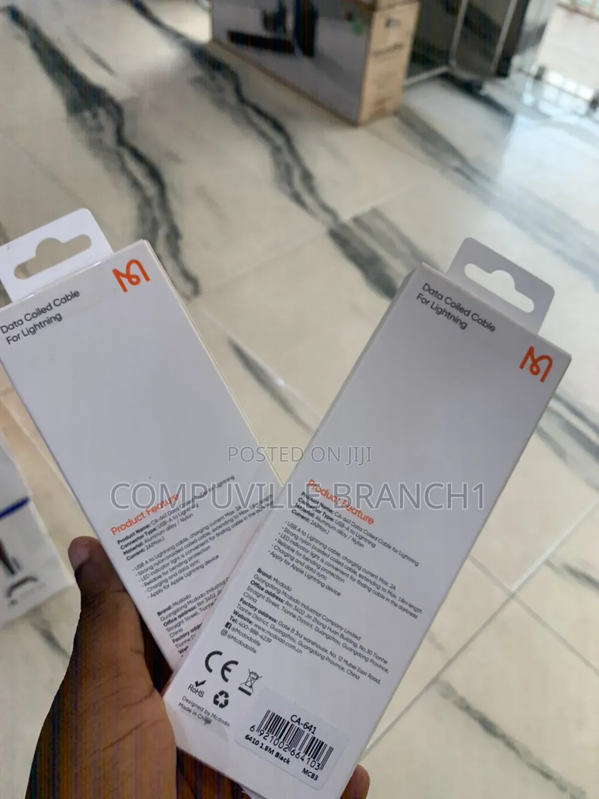 McDodo Data Coiler Cable for Lightning