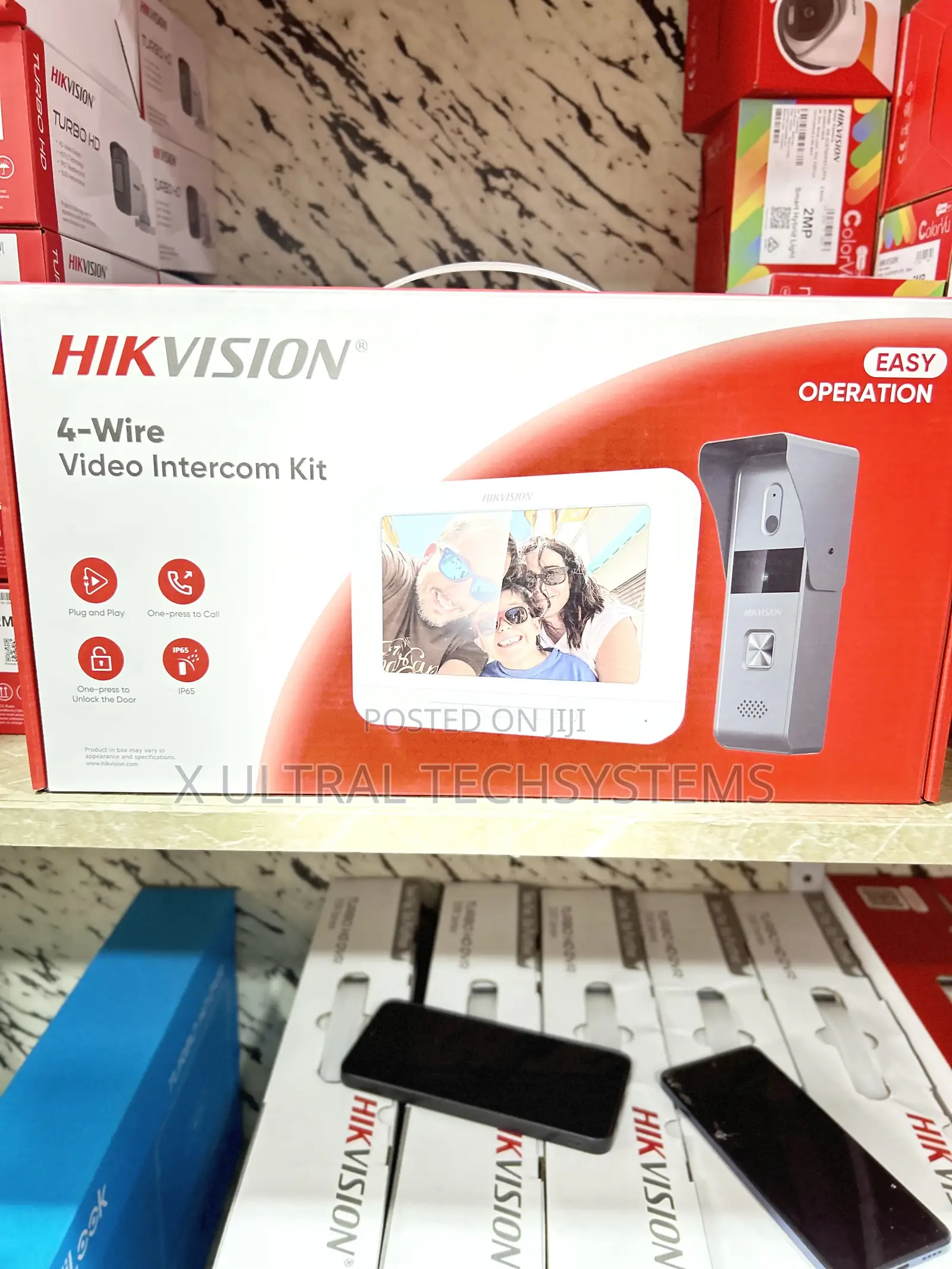 4-wire Video Intercom Kit Ds-kis203t