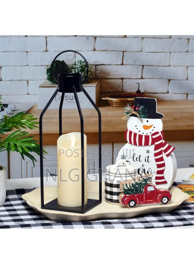 2pcs / Set Iron Candle Holder With Led Candle. Tvx28417