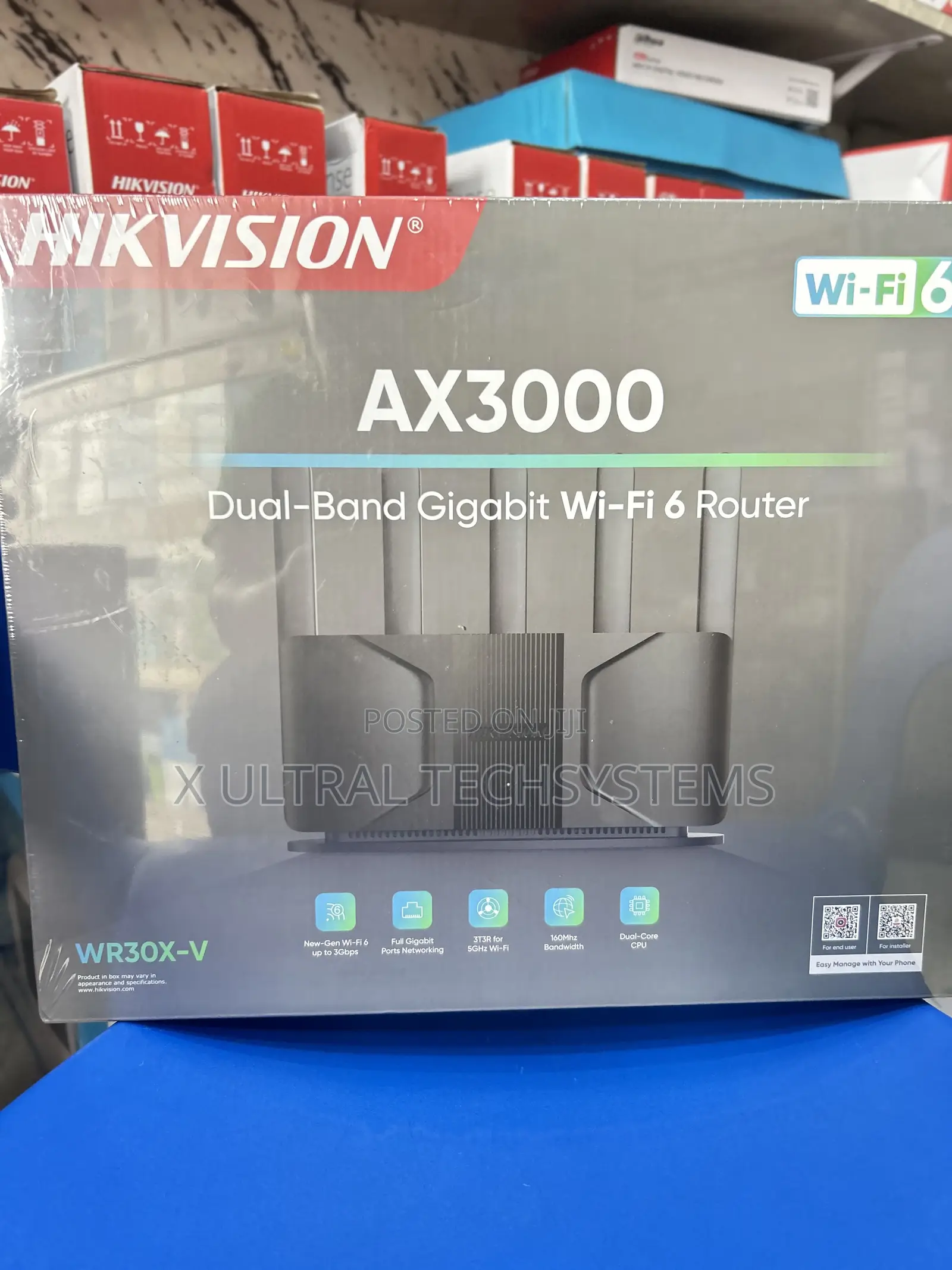Hikvision Ds-3wr30x-v Ax3000 Dual Band Gigabit Wi-fi Router