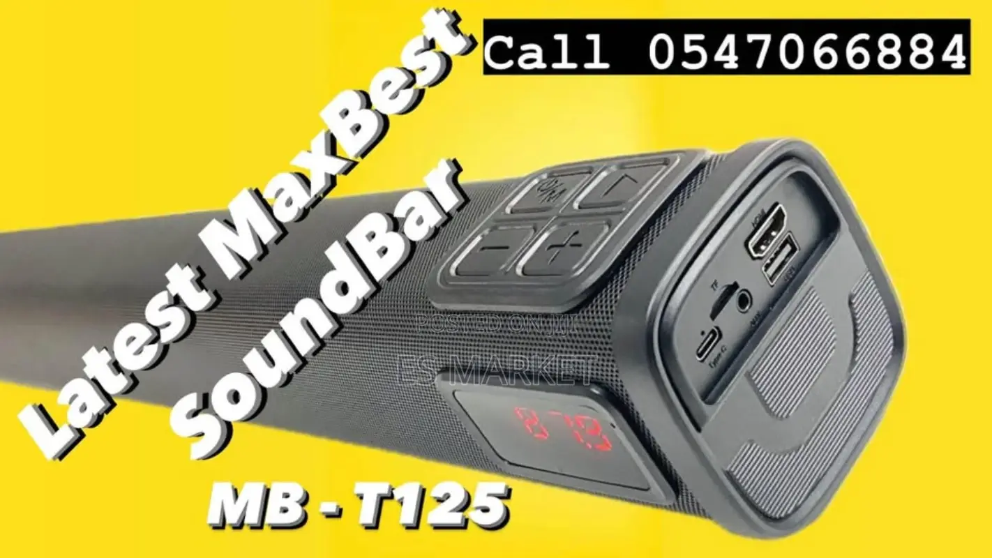 Maxbest Mb-T125 Soundbar - Fm • Wireless • Bluetooth