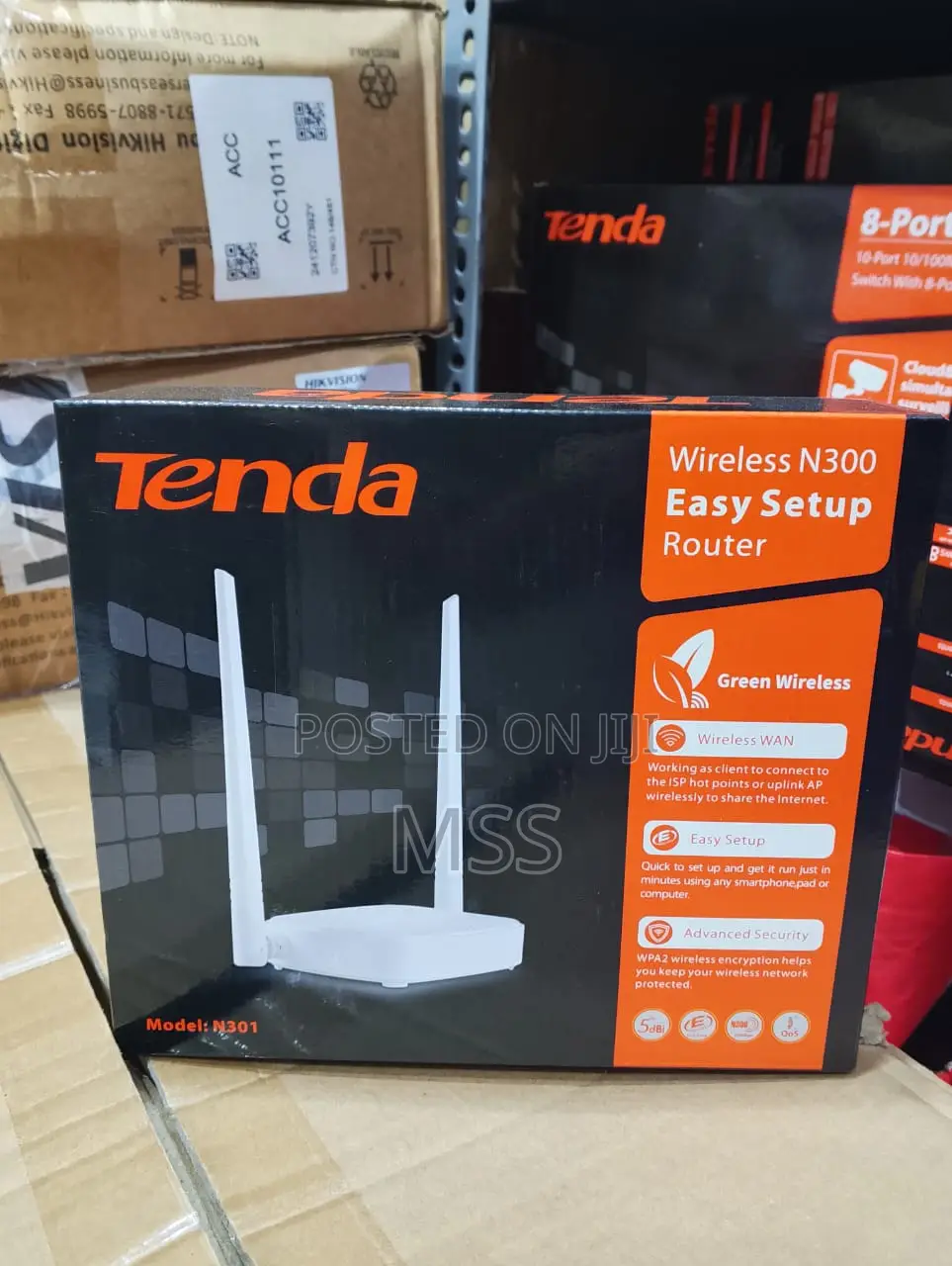 N301 Wireless N300 Easy Setup Router=Tenda