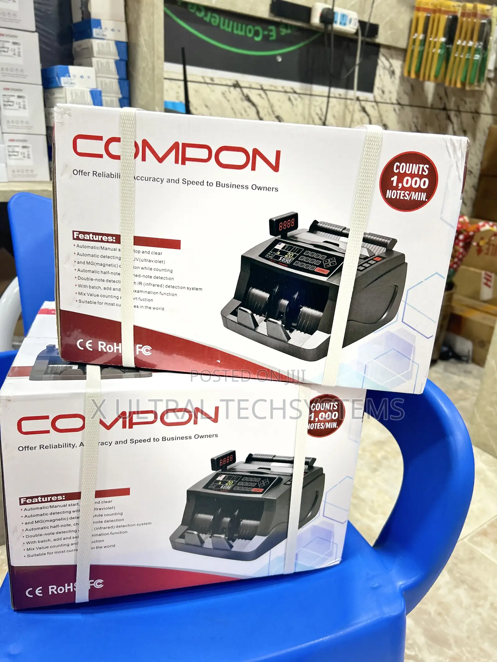Compon Mix Value Money Counting Machine