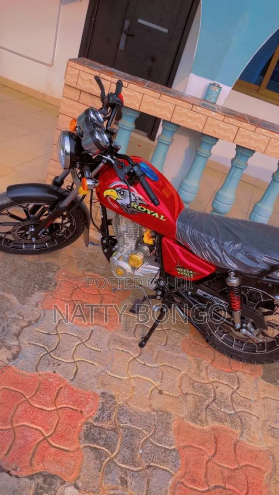 New Royal Motorcycle 2025 Red