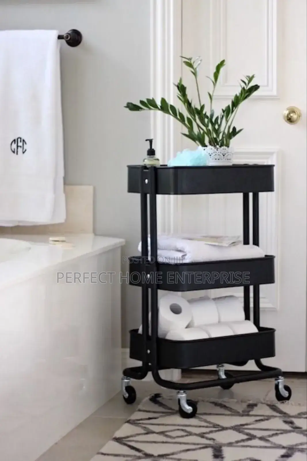 Storage Stand Black Big Size