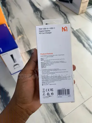 95w Usb-A+ Usb-C Digital Display Pd Car Charger