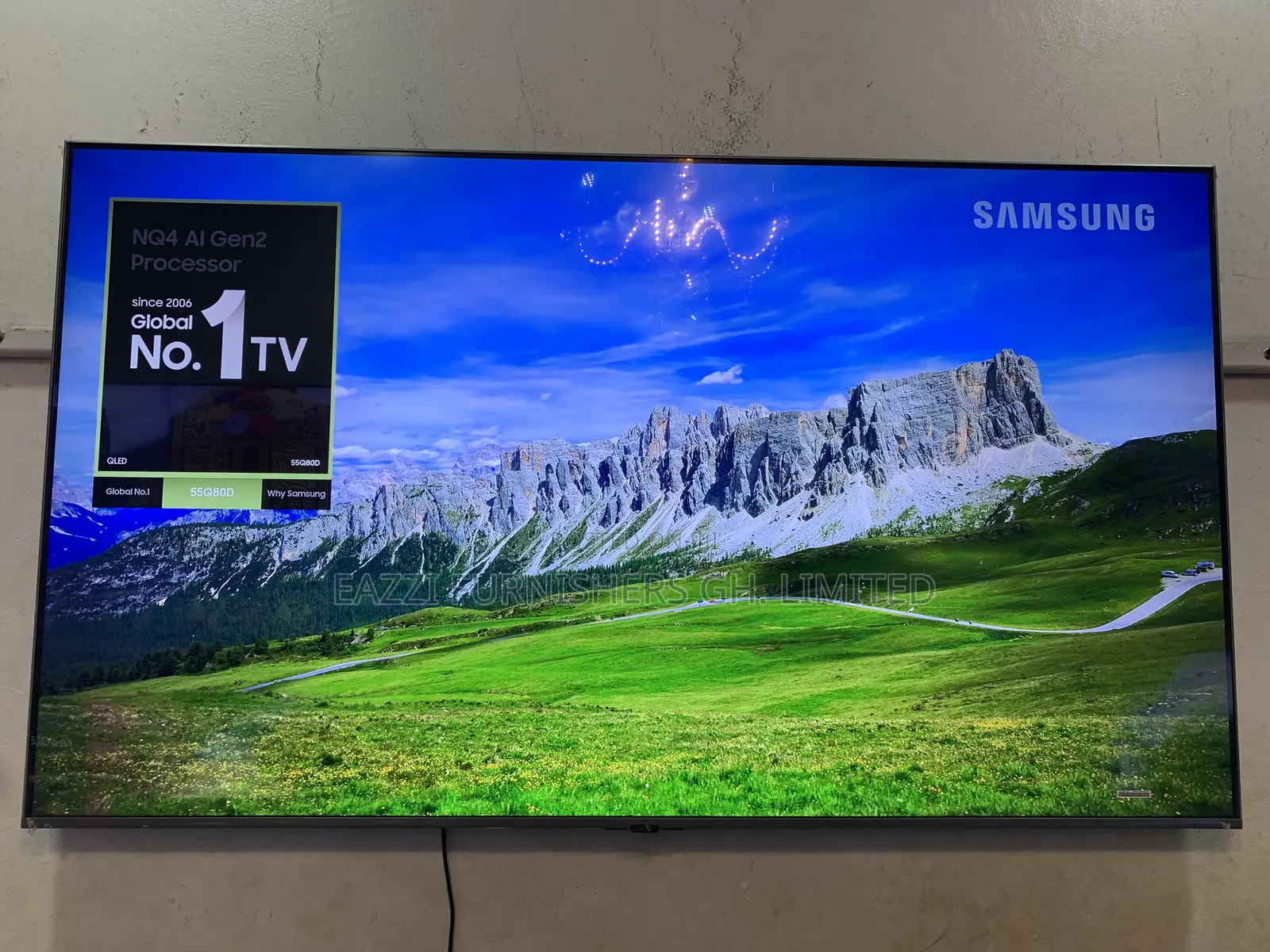  HDR Uhd Qled 55 Smart Q80d Samsung 2024 Gaming 120 Hz Tv