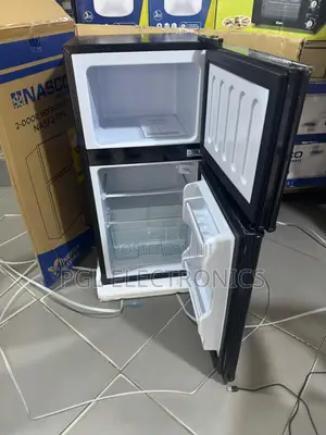 Nasco Energy Saving Black Double Door Fridge Nasf2-11fl-B