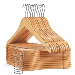Wooden Suit/Coat Hanger - 5 Piece