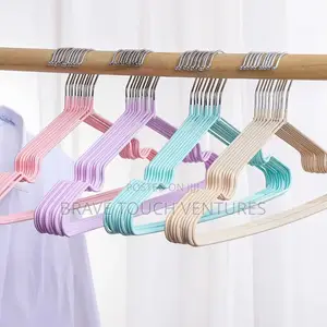 Children Hanger With PVC Metal - 10 Pieces