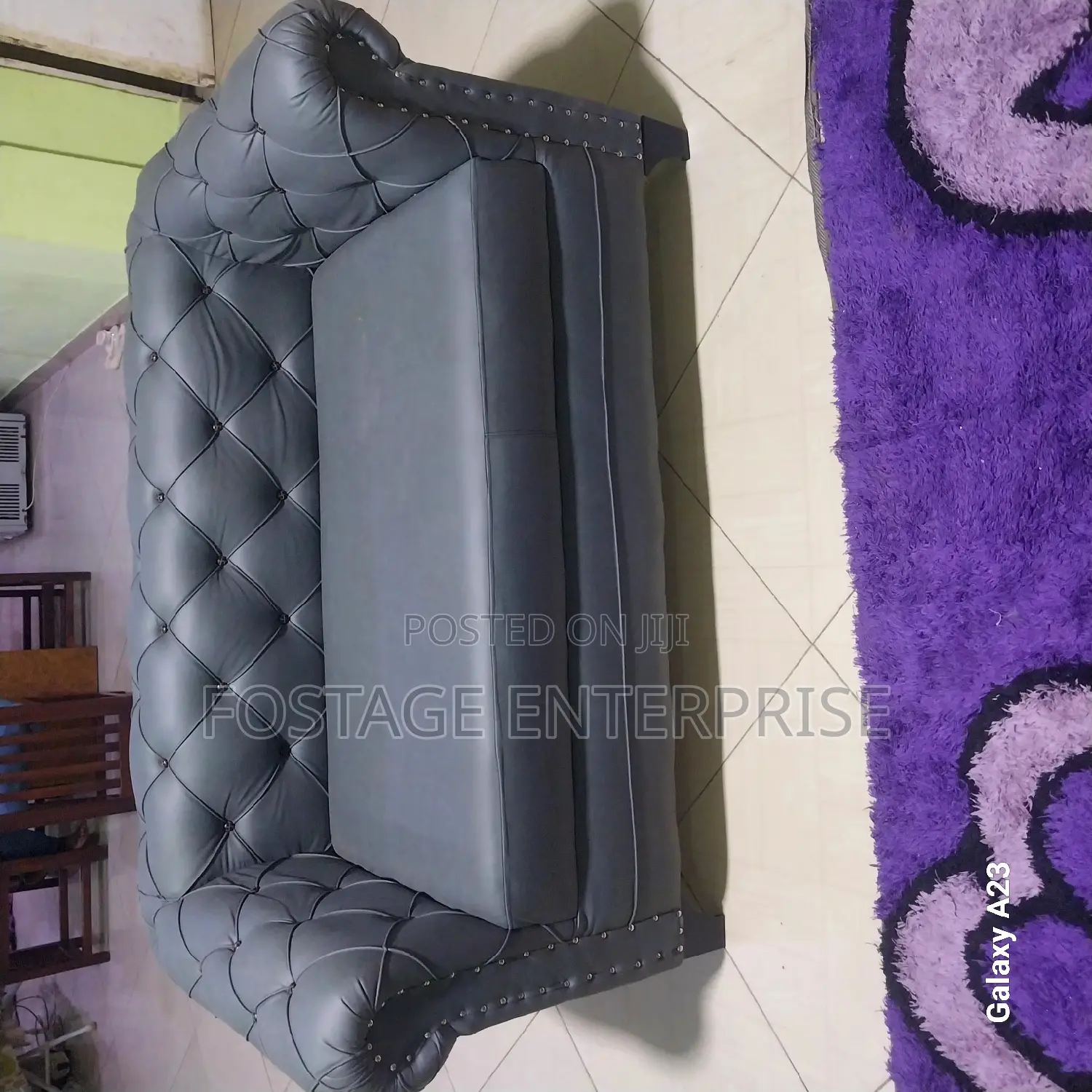 Execellent Designed Set Of Gray  Couches