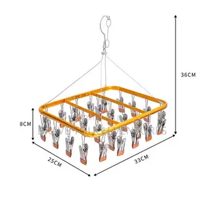Stainless Steel Socks/Hankerchief/Pants Clip Hanger