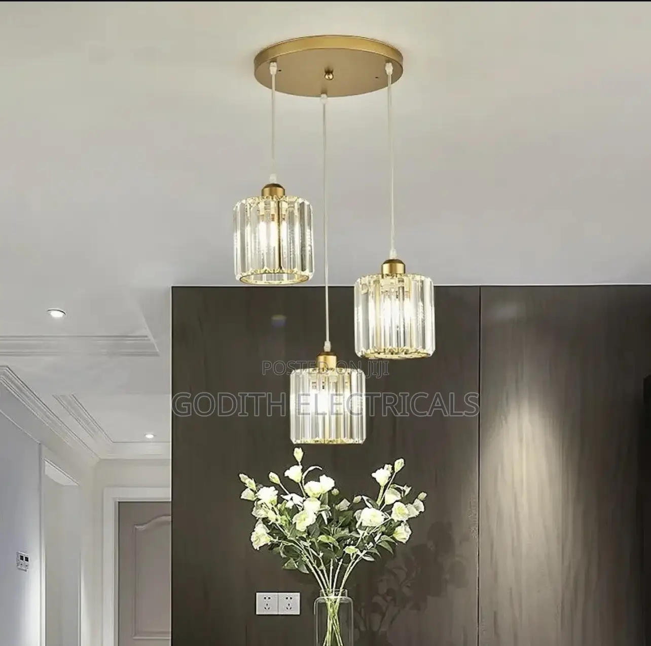 Modern Gold Pendant Light E27