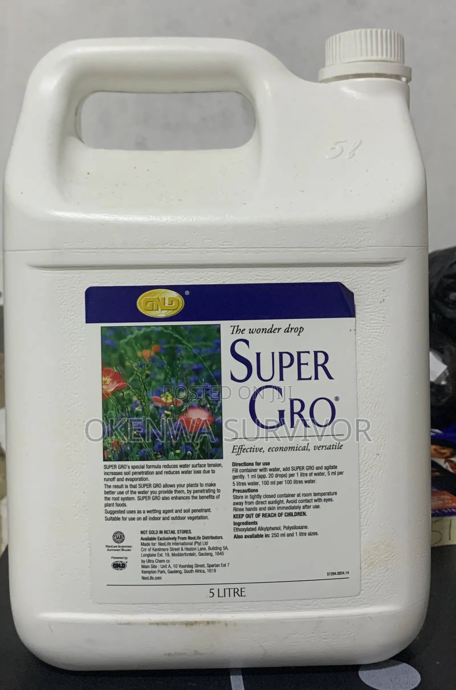 Liquid Fertiliser Super Gro