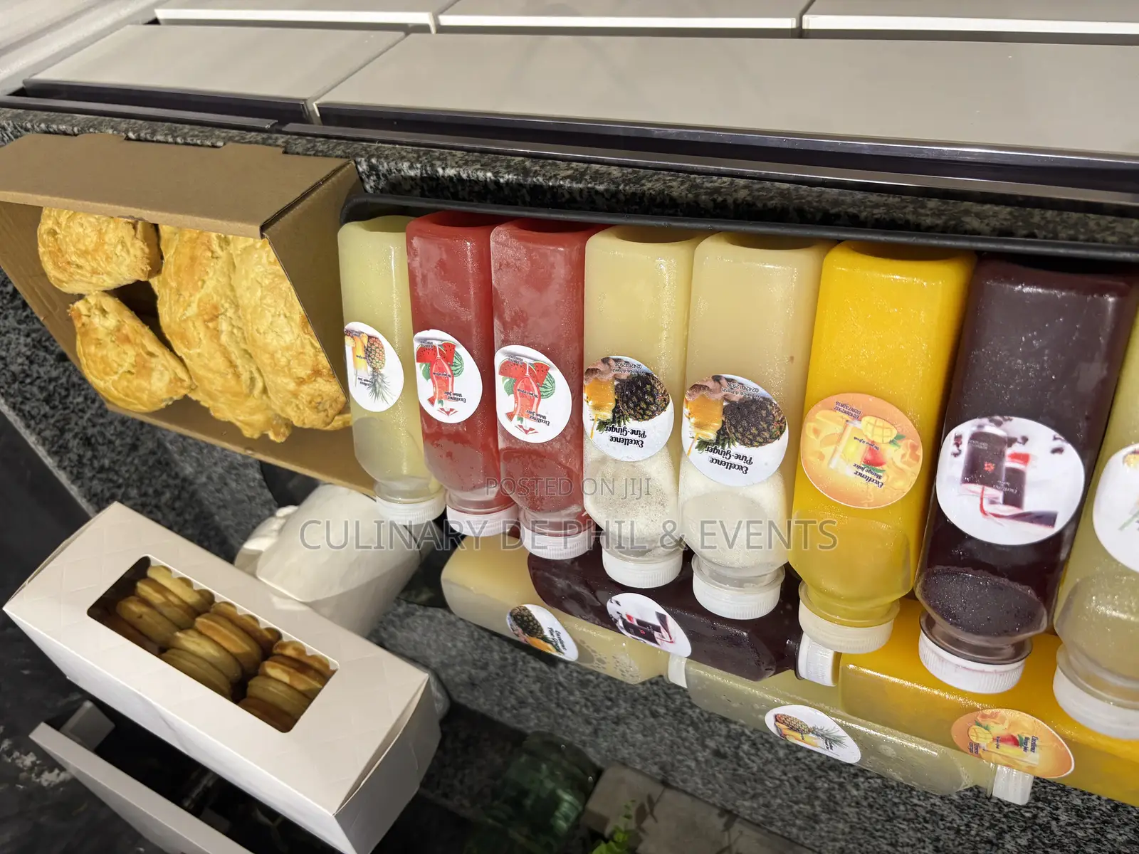 Pie, Doughnuts, Fresh Juice