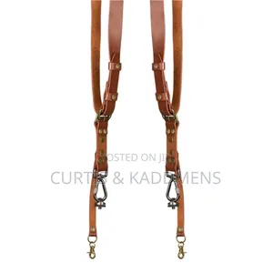 Camera Leather Double Strap Adjustable