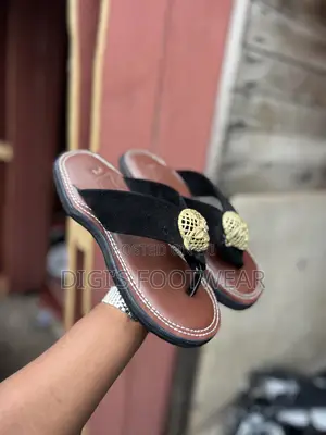 Black Suede Ahenema/ Chawchaw With Brown Leather Inner