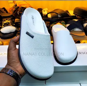 Men’S Leathers Half Slide Shoe