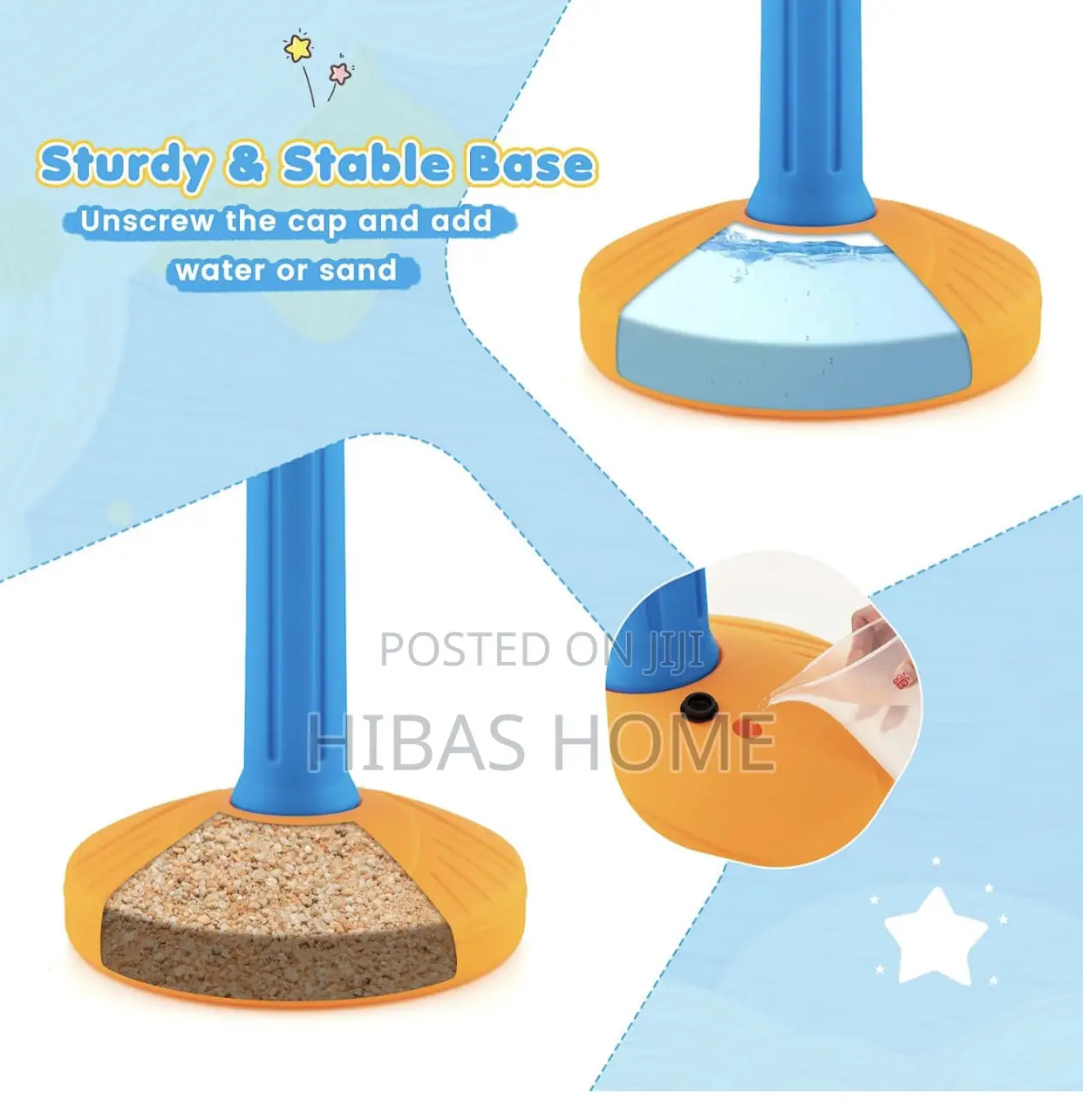 Height Adjustable Kids Basket Ball Stand 152*53*45cm