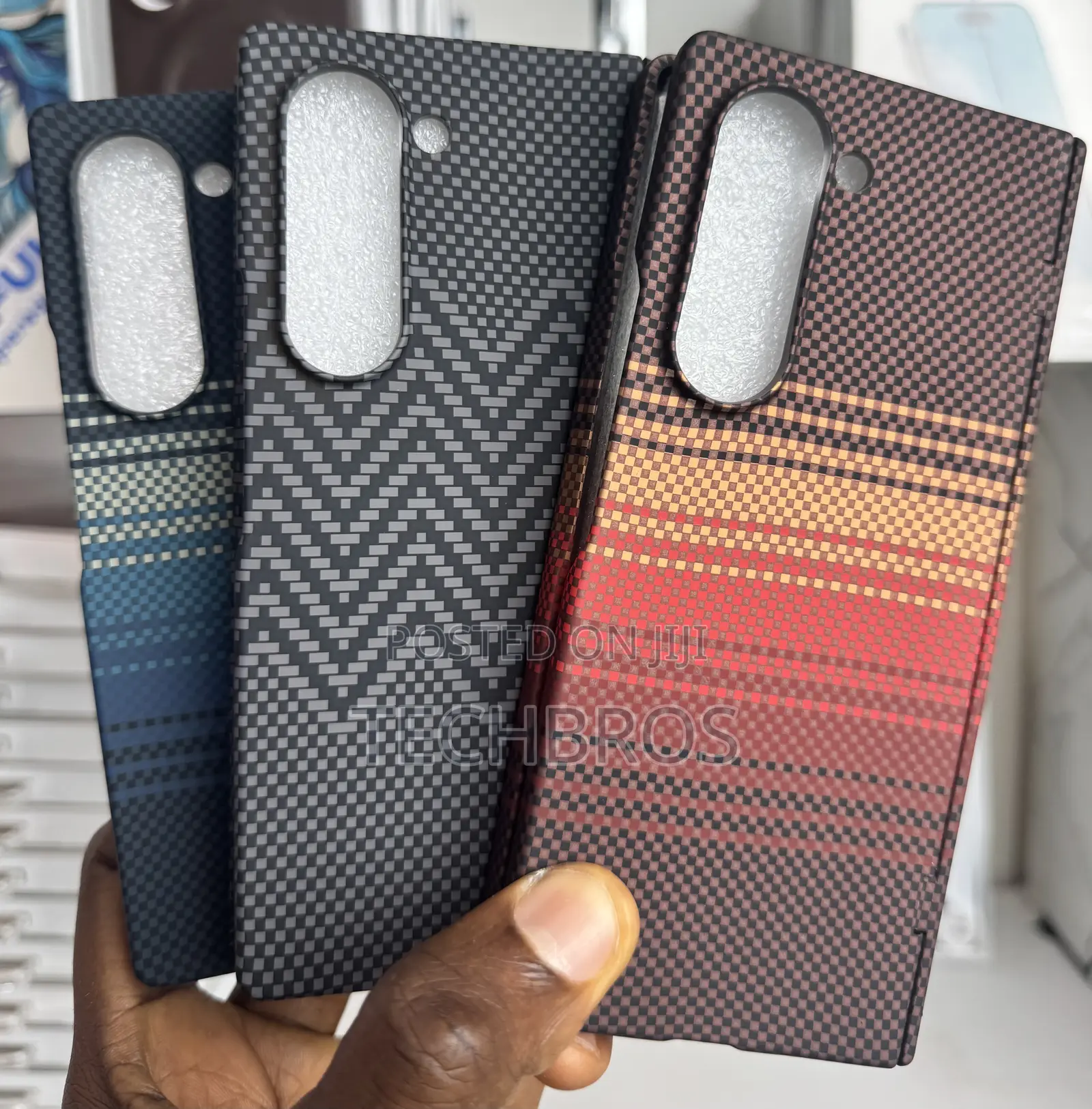 Carbon Fiber Case For Galaxy Fold 6 With Glass Protector