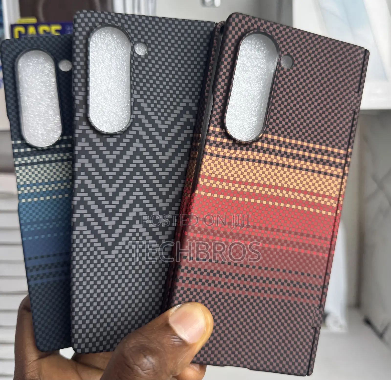 Carbon Fiber Case For Galaxy Fold 6 With Glass Protector