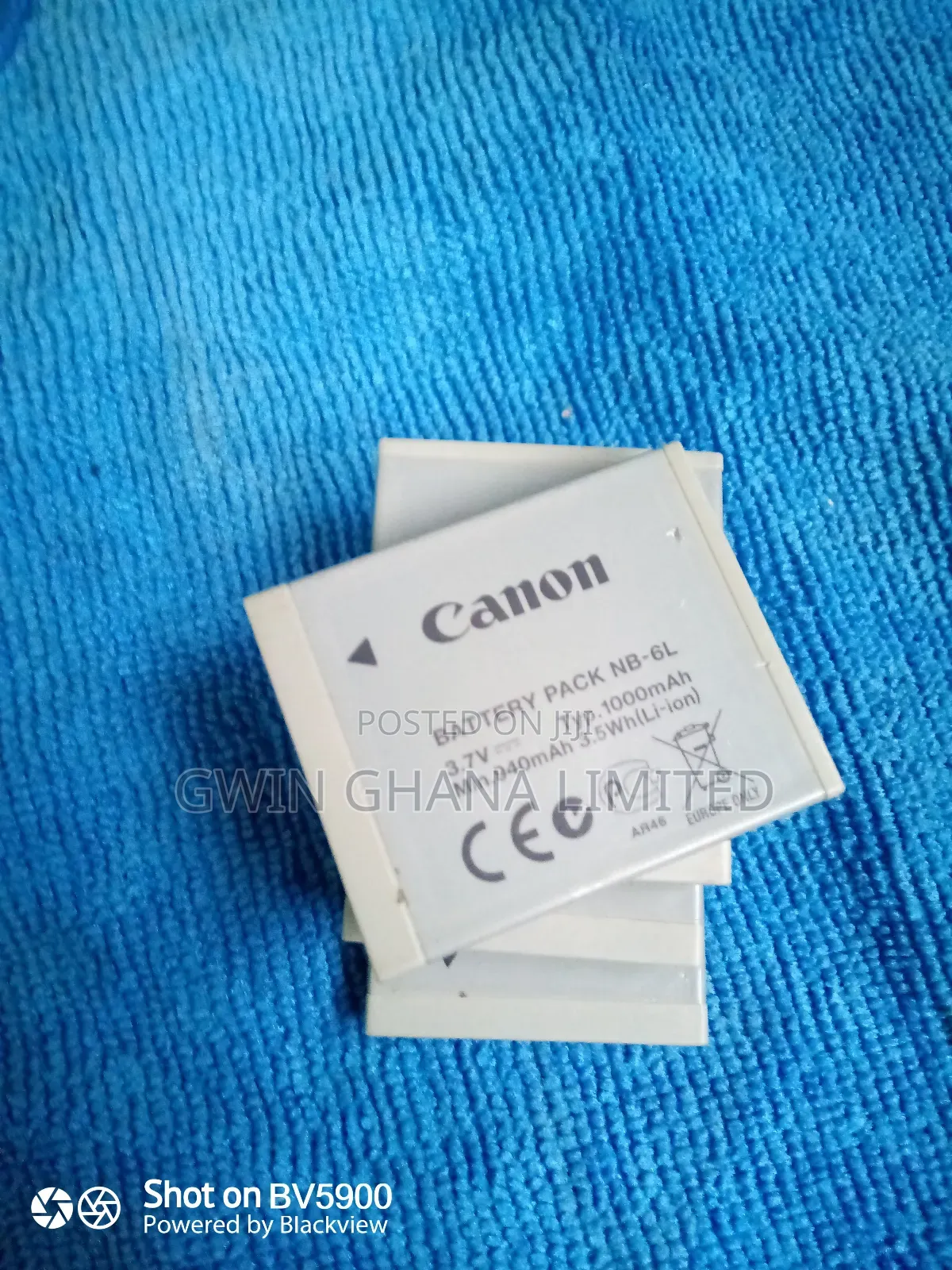 Cannon Battery Pack Nb-6l Original Home Used