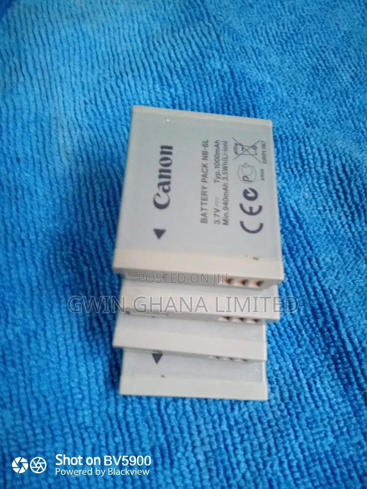 Cannon Battery Pack Nb-6l Original Home Used