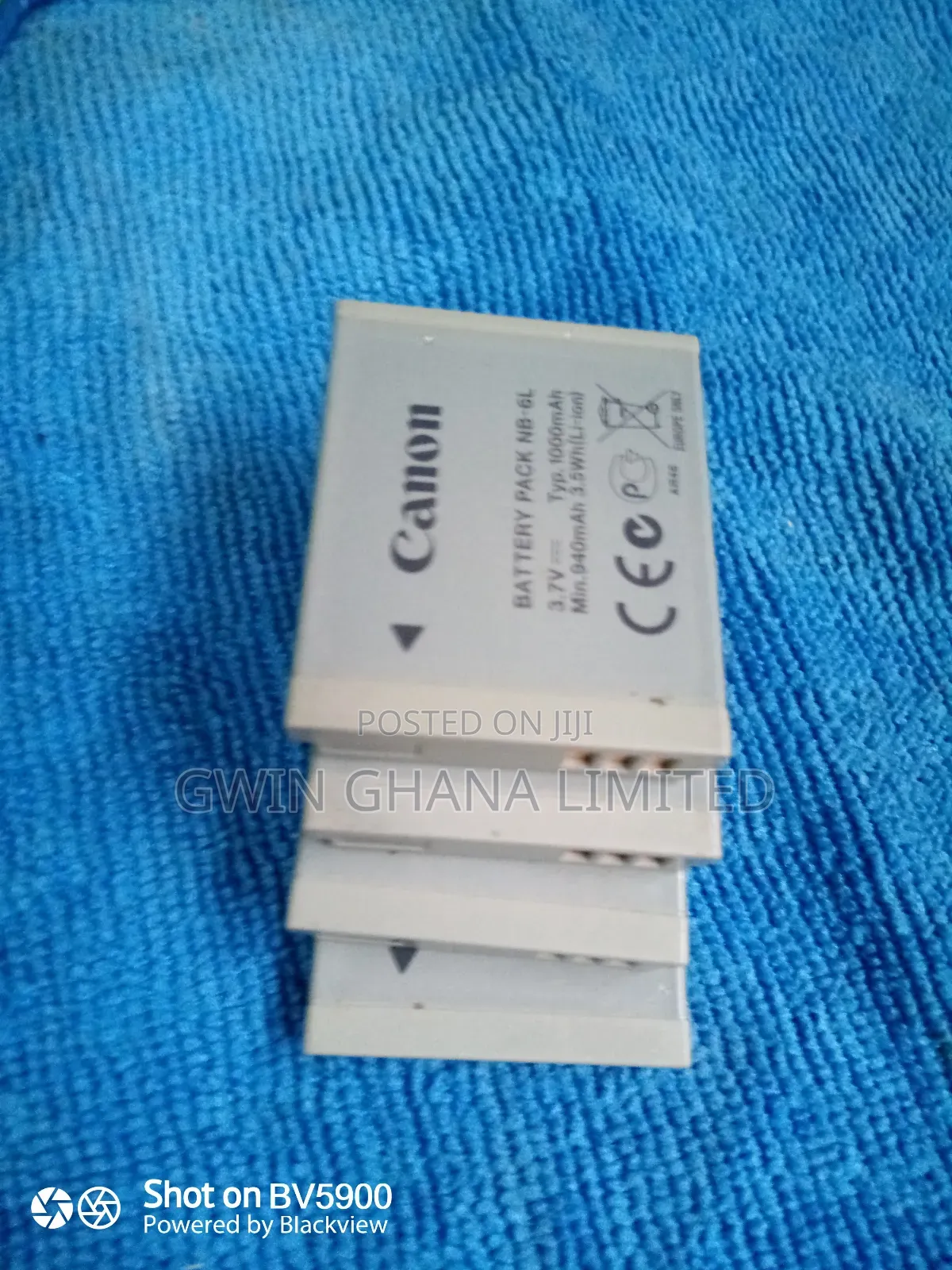 Cannon Battery Pack Nb-6l Original Home Used