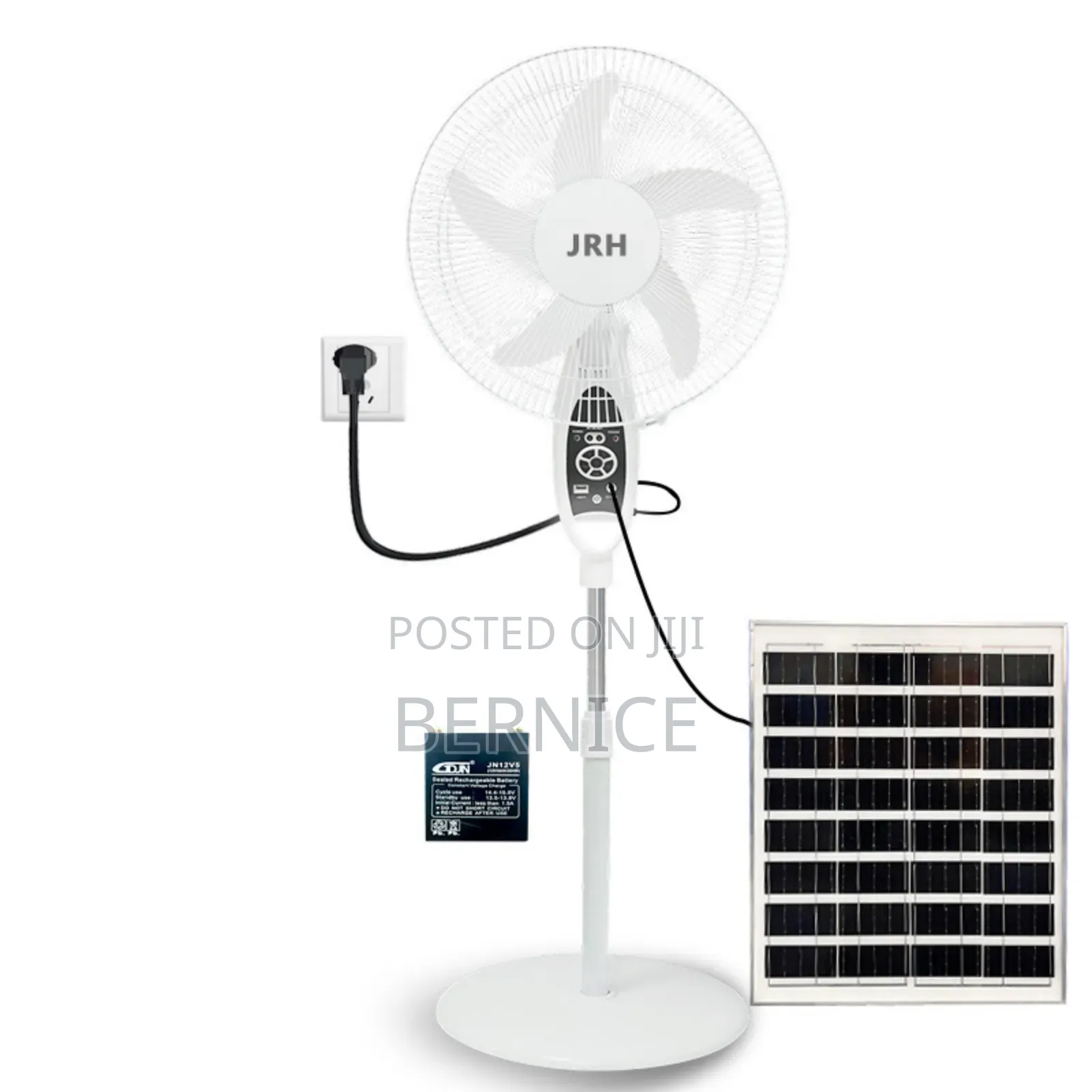 High-Quality Solar Rechargeable Fan