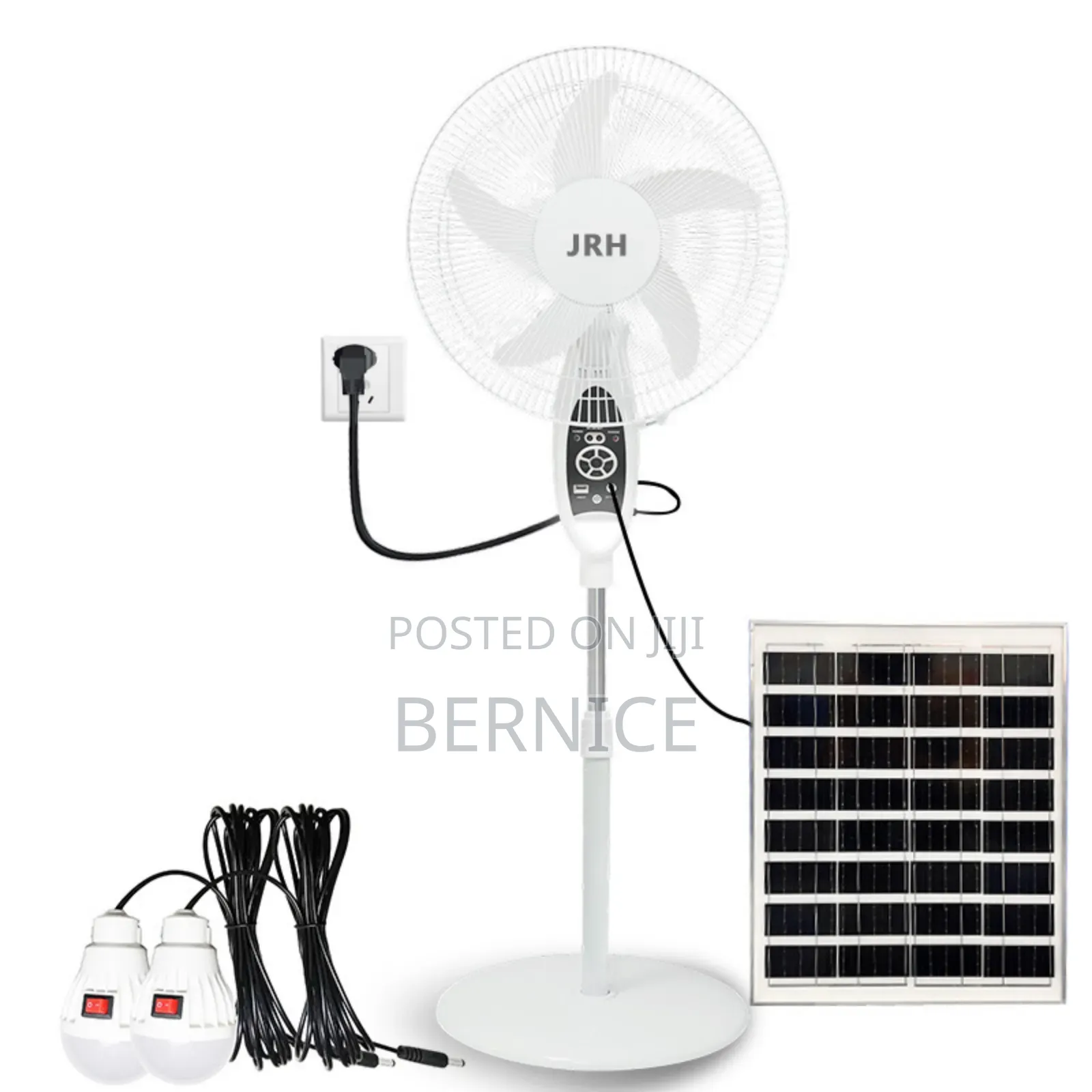 High-Quality Solar Rechargeable Fan