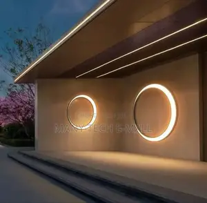 Luxurious Round Indoor and Outdoor Wall Light.
