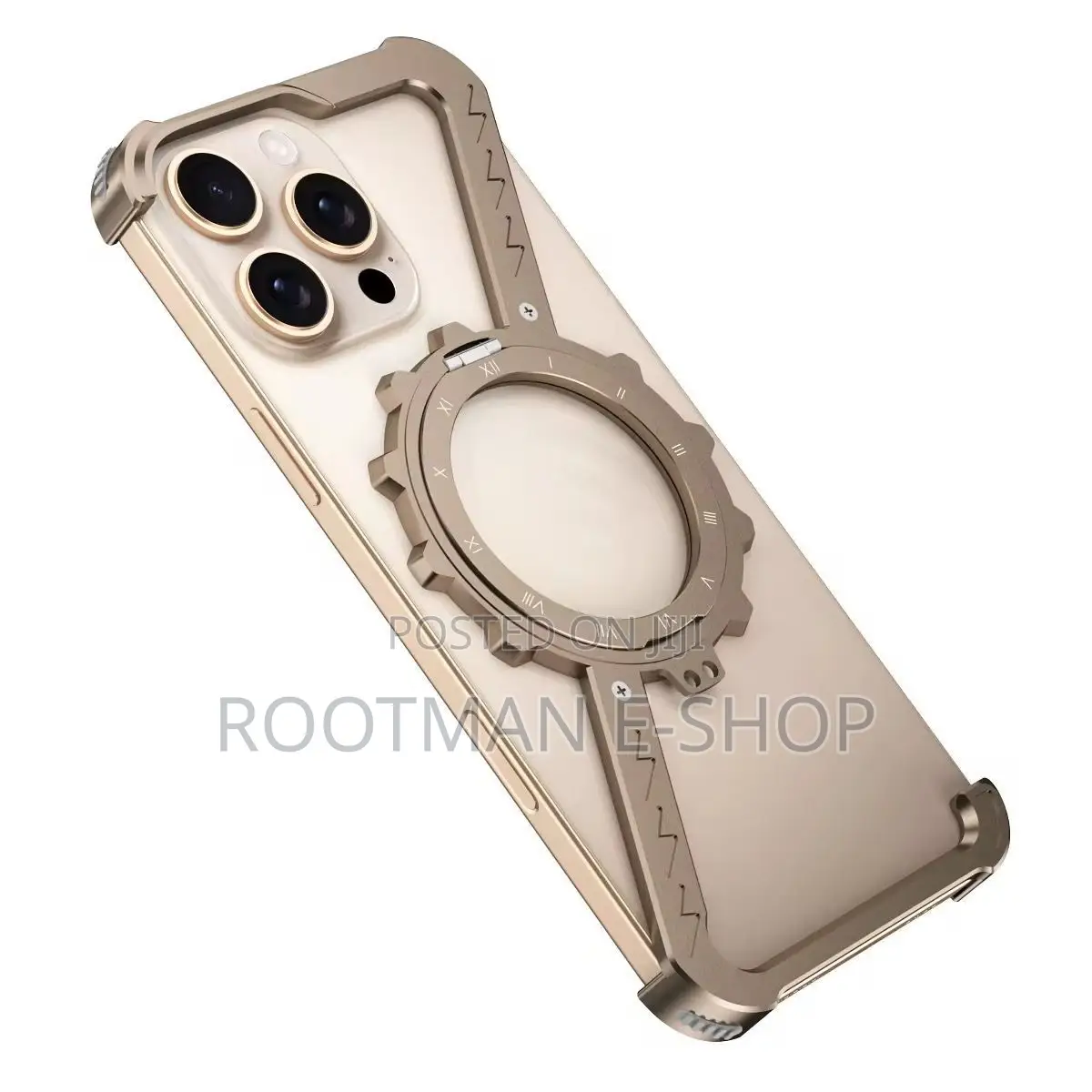iPhone 14 - 16 Pro Max Z-Shaped Frameless Metal 360 Holder