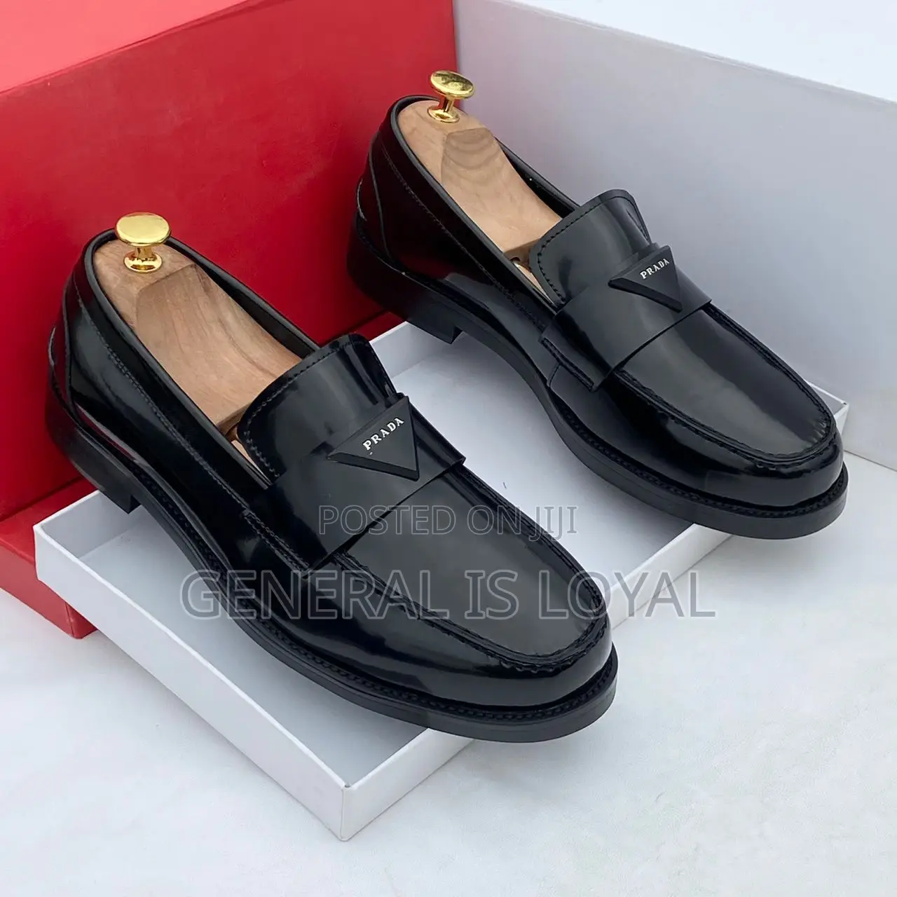 Prada Black Men Shoe
