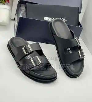 Birkenstock Leather Men Slippers