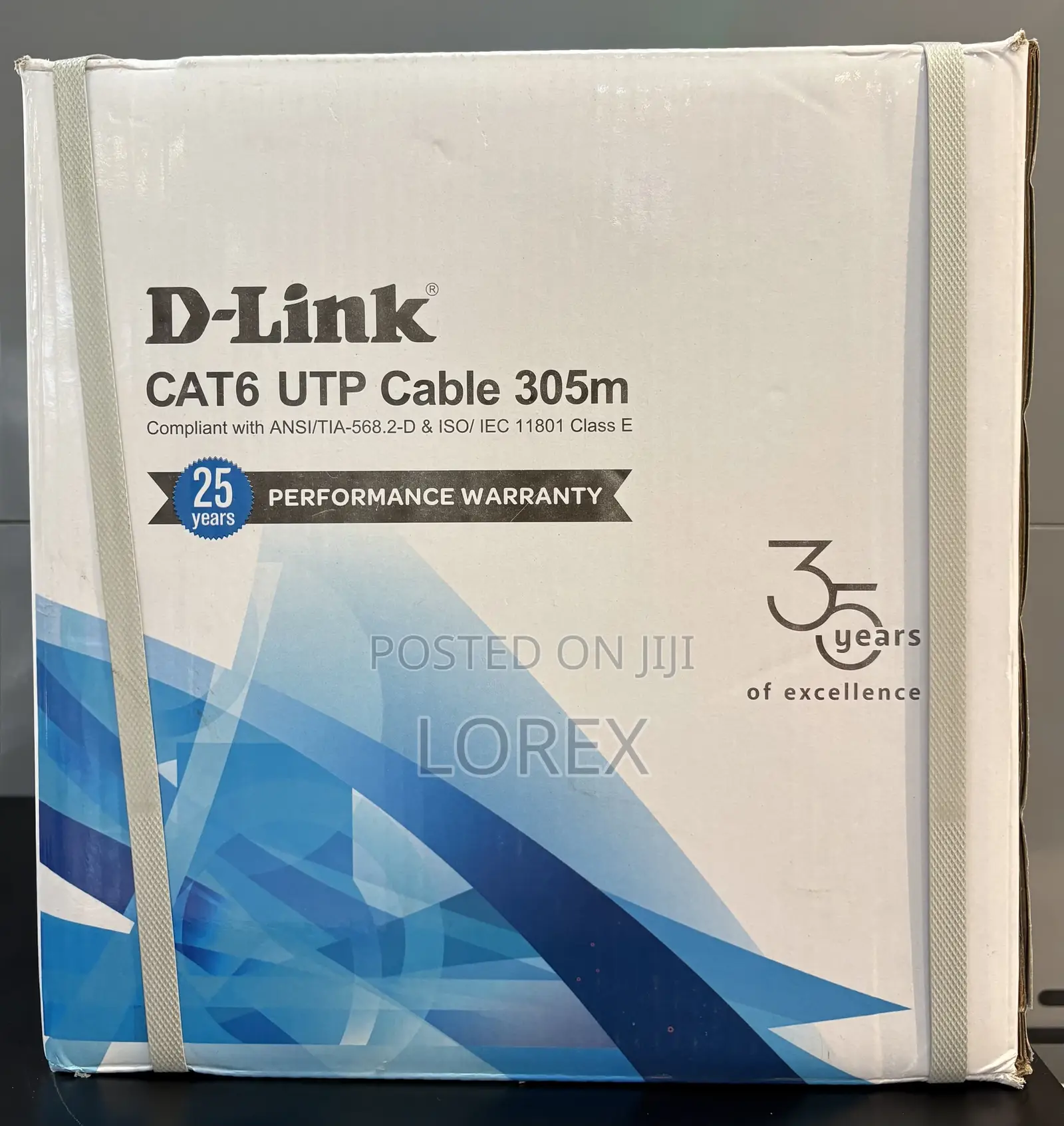 D-Link Cat6 Network Utp24awg Cable Copper NCB-C6ugryr-305-24