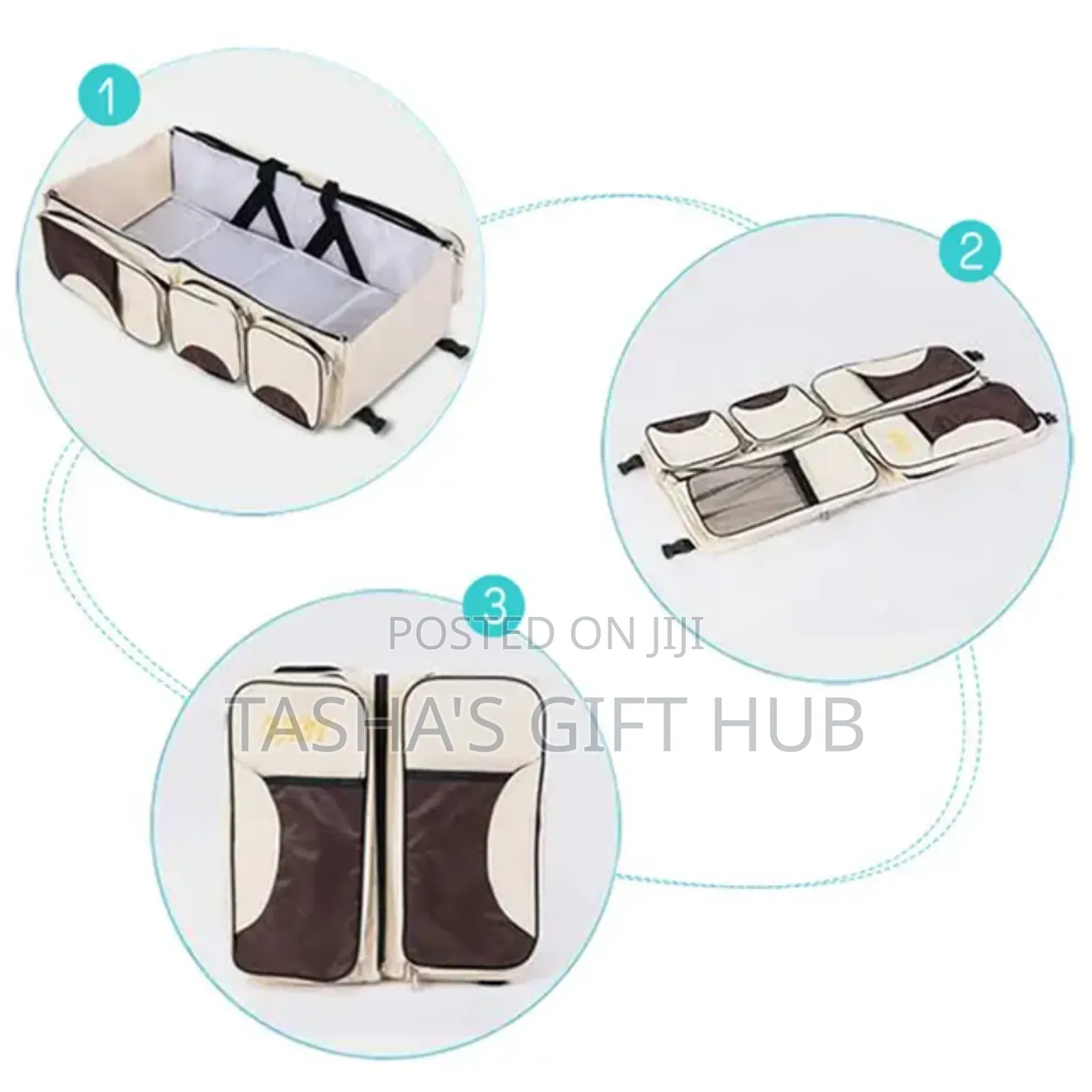 Baby Bed Bag With Mosquito Net And Toy Holder