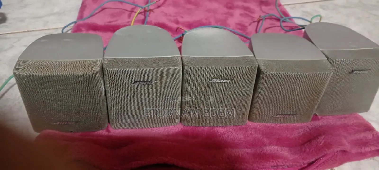 5 Bose Cube Surround Speakers