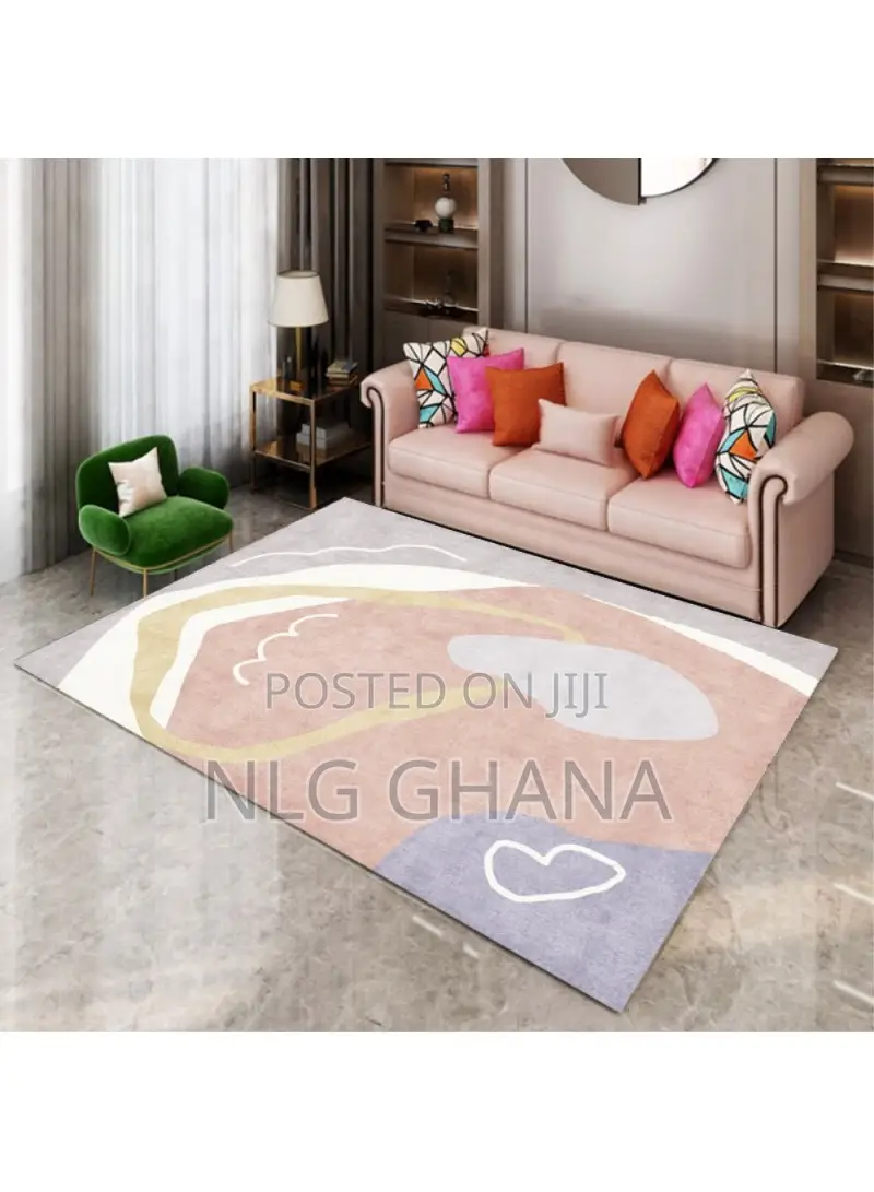 Modern Abstract Geometric Pattern Living Room Rug. Tvx26384