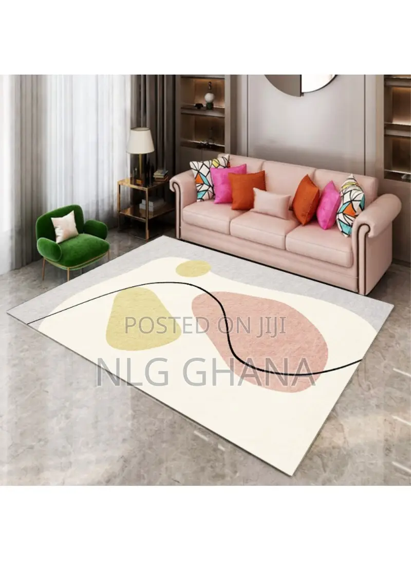 Modern Abstract Geometric Pattern Living Room Rug. Tvx26384