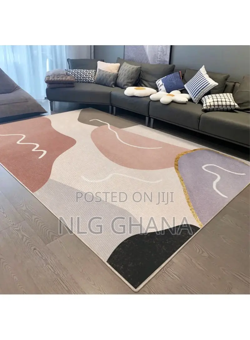 Modern Abstract Geometric Pattern Living Room Rug. Tvx26384