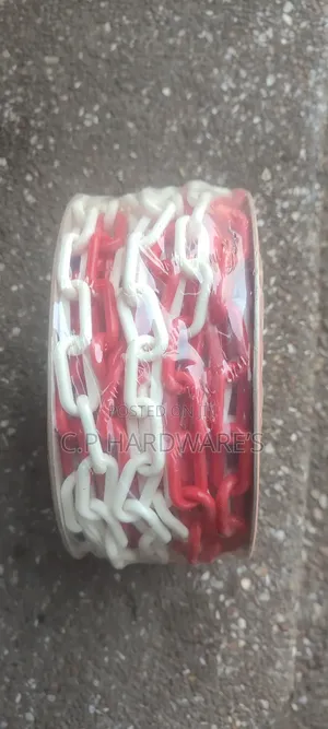 Plastic Chains 6mm X 20yards (Red and White)