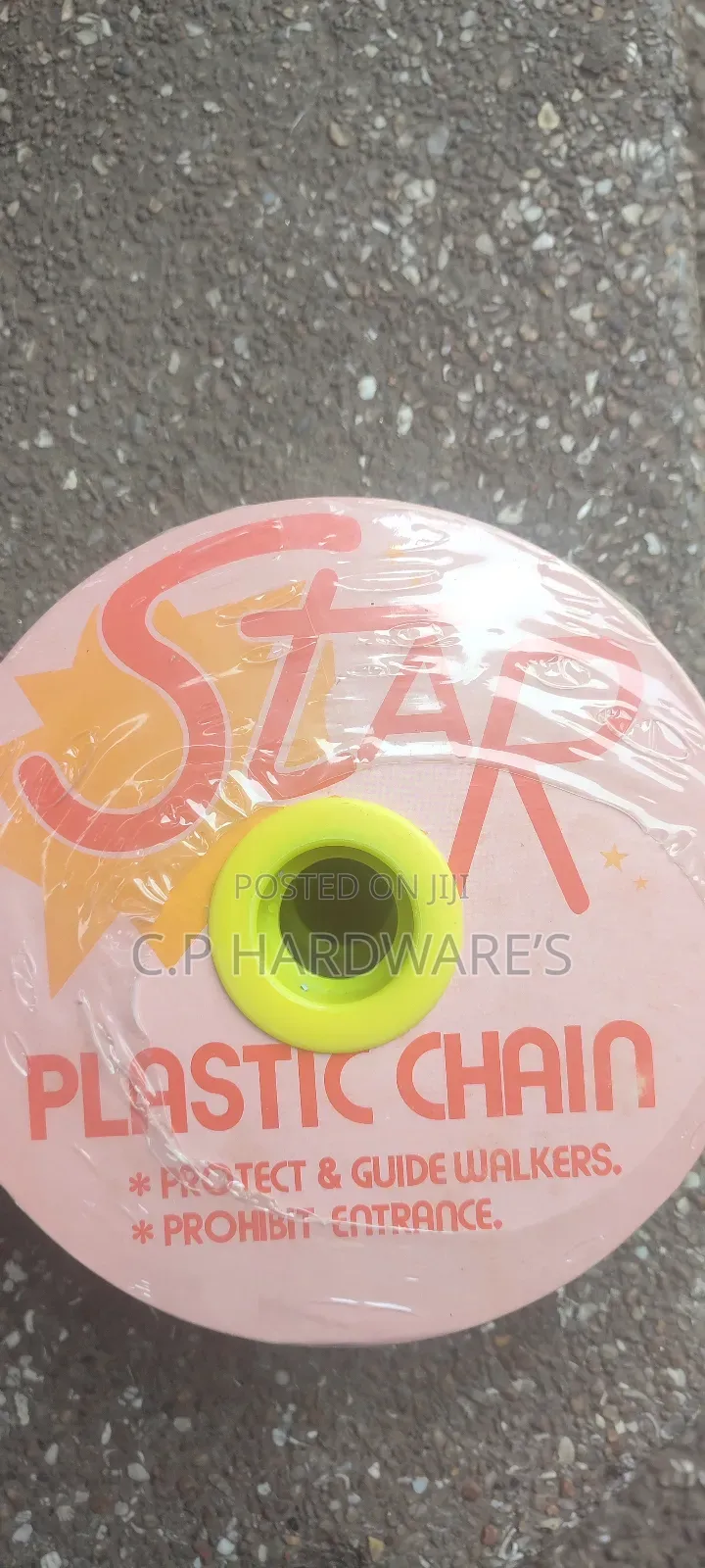 Plastic Chains 6mm X 20yards (Red and White)