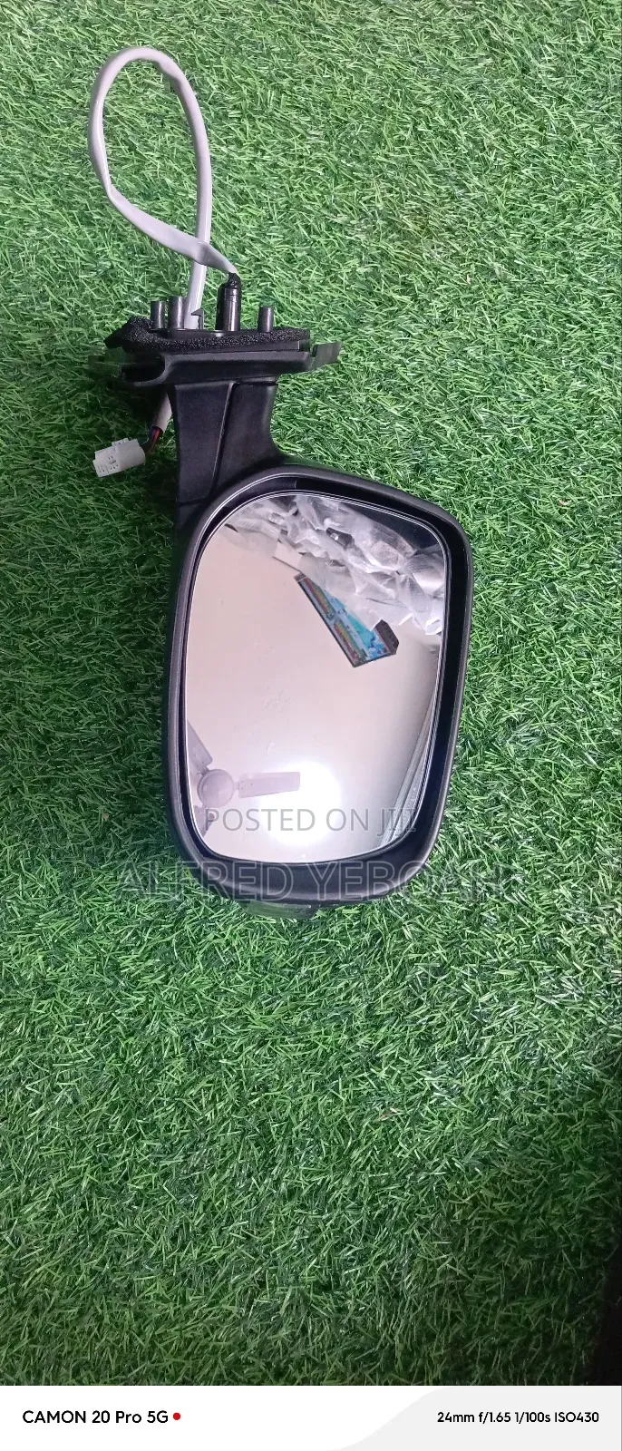 Toyota Vitz 2008-2011 Mirror With Light