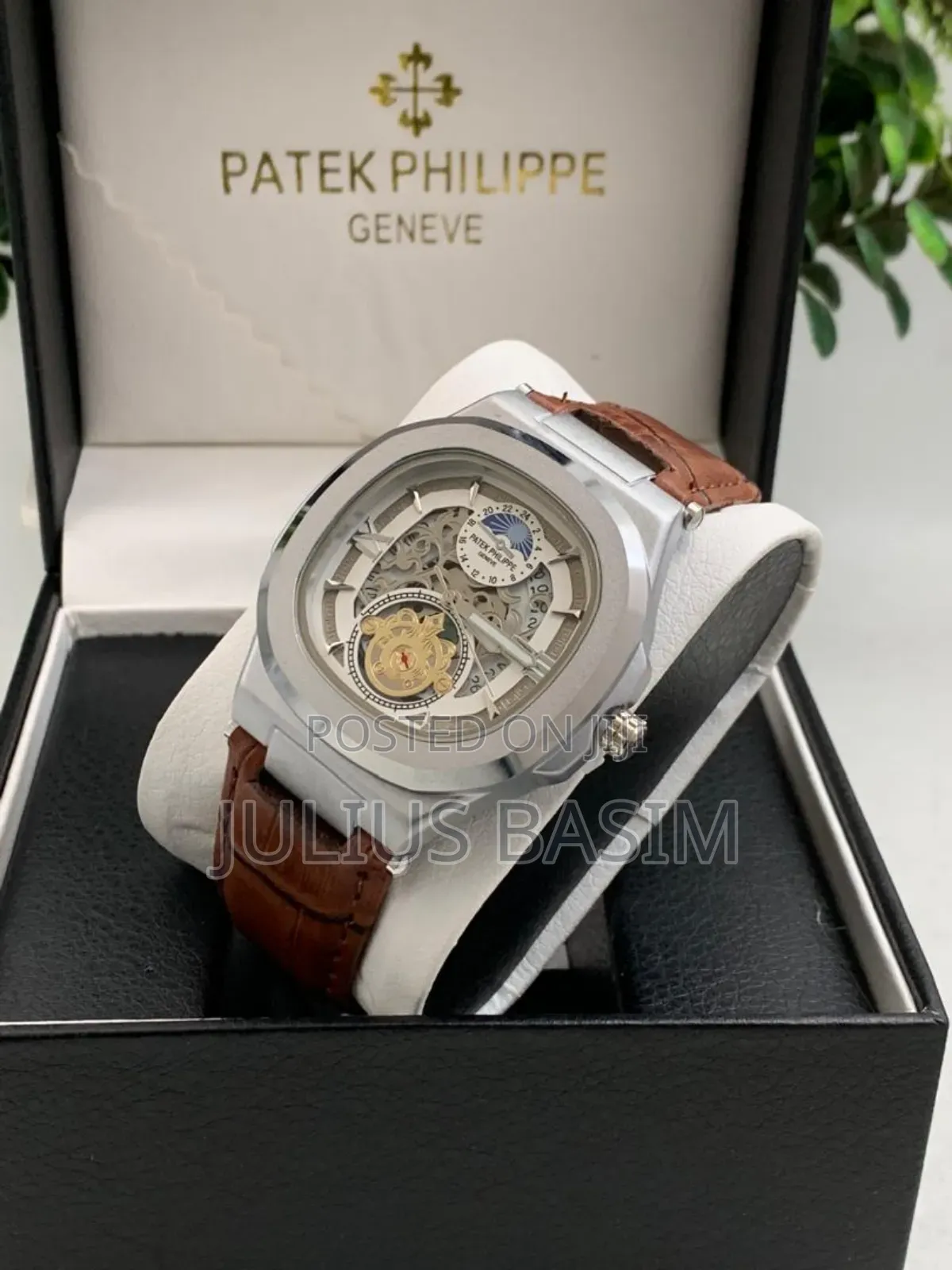 Patek Leather Watch