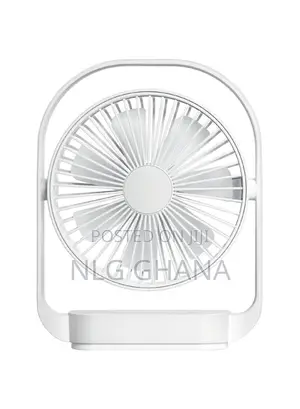 Desktop Fan 4 Speeds Adjustable Mini Rechargeable. Tvx26779