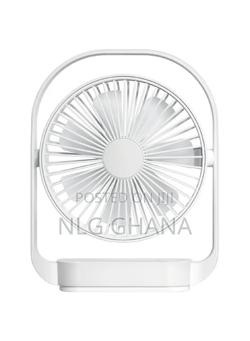 Desktop Fan 4 Speeds Adjustable Mini Rechargeable. Tvx26779