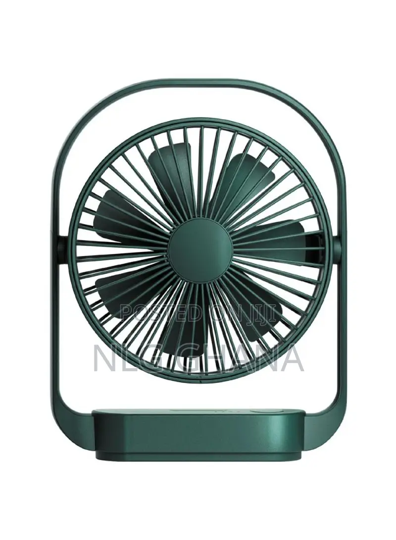 Desktop Fan 4 Speeds Adjustable Mini Rechargeable. Tvx26779