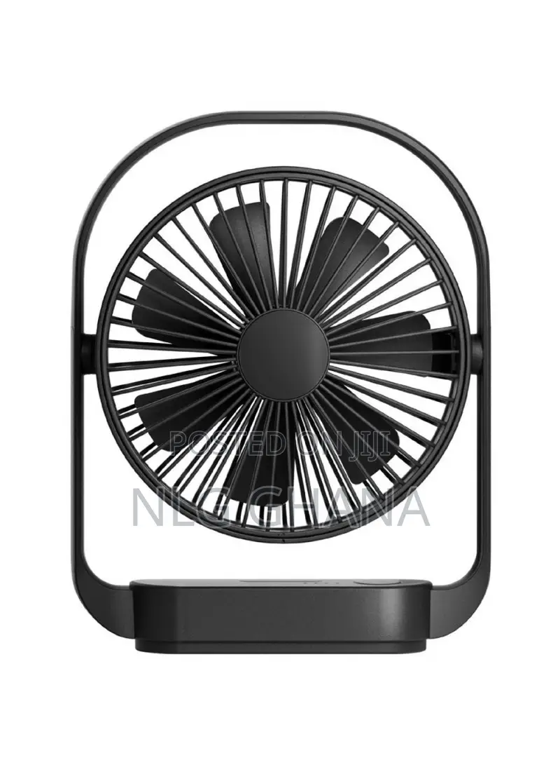 Desktop Fan 4 Speeds Adjustable Mini Rechargeable. Tvx26779